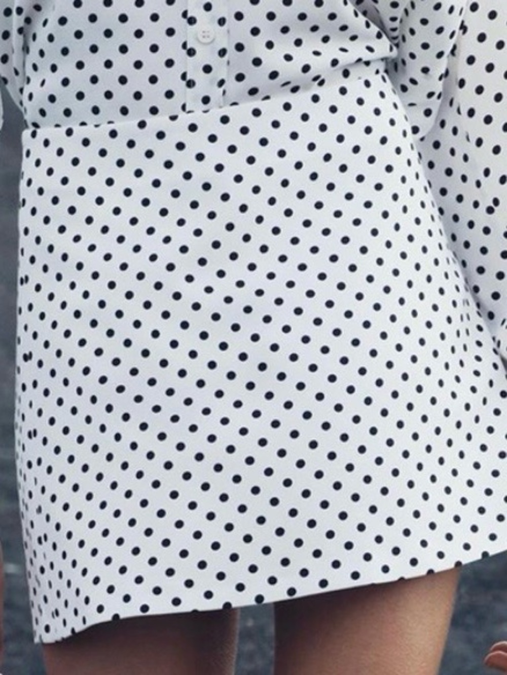 ZARA Polka Dots Mini Skirt NWT